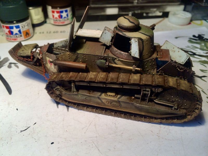 Сборная модель 1/35 французский легкий танк с литой башней FT-17 Meng TS-008 TS-008 фото