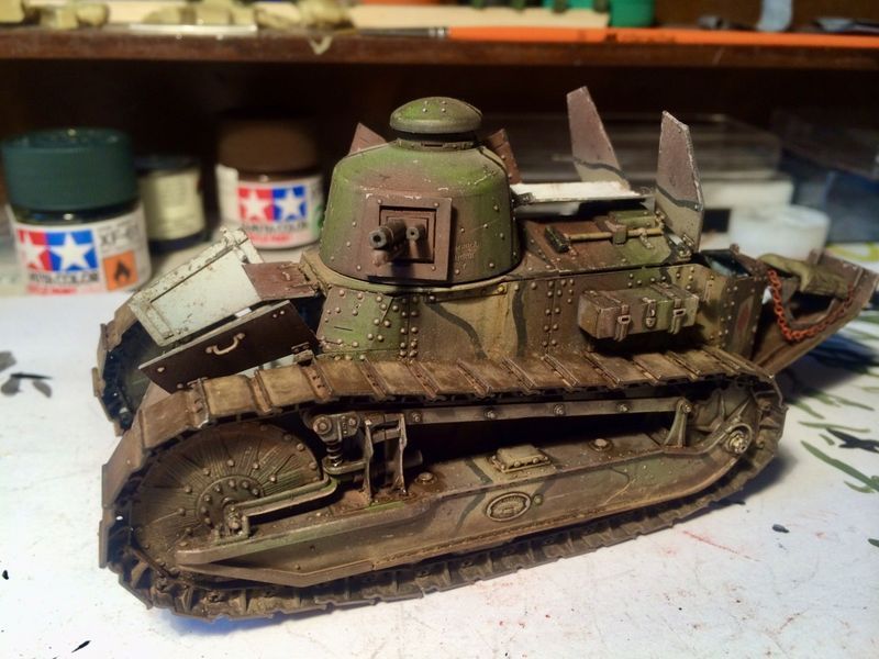 Сборная модель 1/35 французский легкий танк с литой башней FT-17 Meng TS-008 TS-008 фото