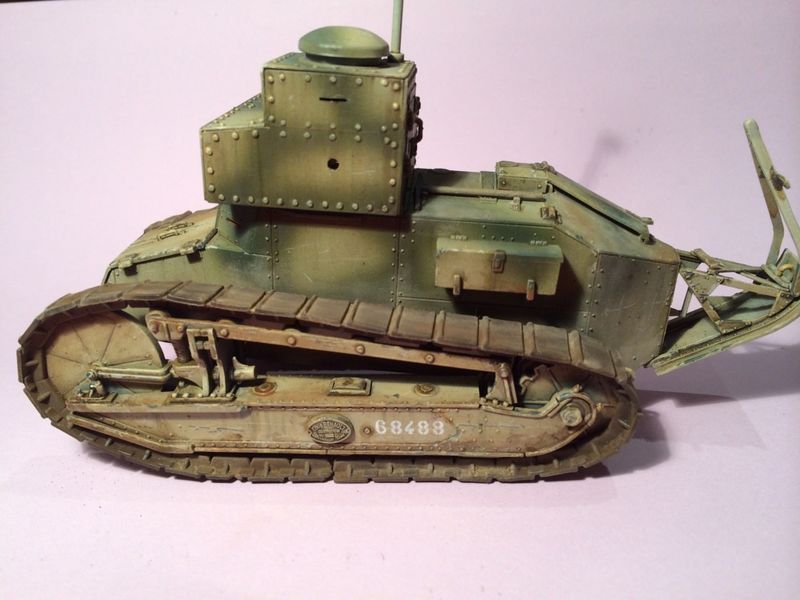 Сборная модель 1/35 французский легкий танк с литой башней FT-17 Meng TS-008 TS-008 фото