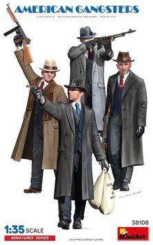 Американська мафія 1/35 (American Gangsters) MiniArt 38108 , збірна модель гангстерів Мініарт MA38108 фото