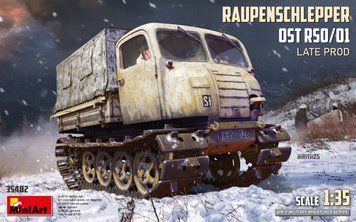 Немецкий гусеничный тягач 1/35 поздний (Raupenschlepper Ost RSO/01) MiniArt 35482 , сборная модель Миниарт MA35482 фото