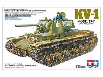 Советский тяжёлый танк 1/35 КВ-1 мод. 1941 Tamiya 35372 , сборная модель танк КВ-1 Тамия TAM35372 фото