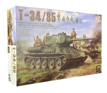 Збірна модель 1/35 Радянський танк T34-85 With 5 Resin figure Border Model BT-027 BT-027 фото