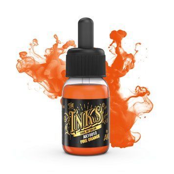 Акрилова фарба Вогняний Помаранчевий (Fire Orange - Ink) AK-Interactive AK16012 AK16012 фото