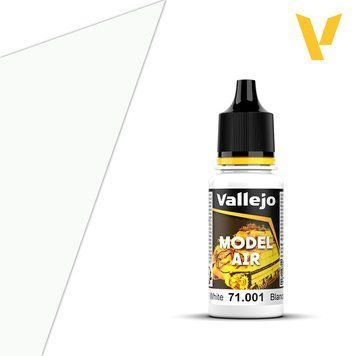 Акрилова фарба Білий (White) Vallejo VAL 71001 VAL 71001 фото