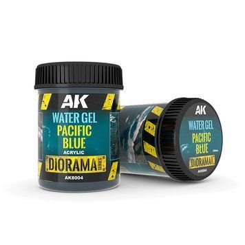 Гель Текстура Diorama Series Імітація води - Тихий океан (Water Gel Pacific Blue) 250 мл AK-Interactive AK8004 AK8004 фото