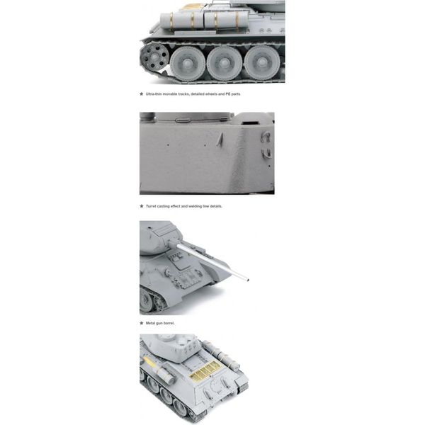 Сборная модель 1/35 Советский танк T34-85 With 5 Resin figure Border Model BT-027 BT-027 фото