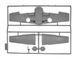 Збірна модель ICM 1/48 Месершмит Bf 109F-4/B, німецький винищувач-бомбардувальник 2 Світової війни (48104) ICM48104 фото 3