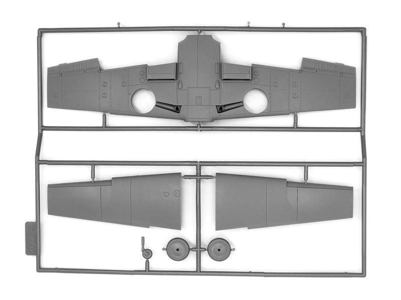 Збірна модель ICM 1/48 Месершмит Bf 109F-4/B, німецький винищувач-бомбардувальник 2 Світової війни (48104) ICM48104 фото
