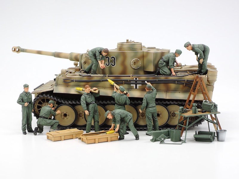 Немецкий танковый экипаж 1/48 Tamiya 32547 , сборная модель танкисты Тамия TAM32547 фото