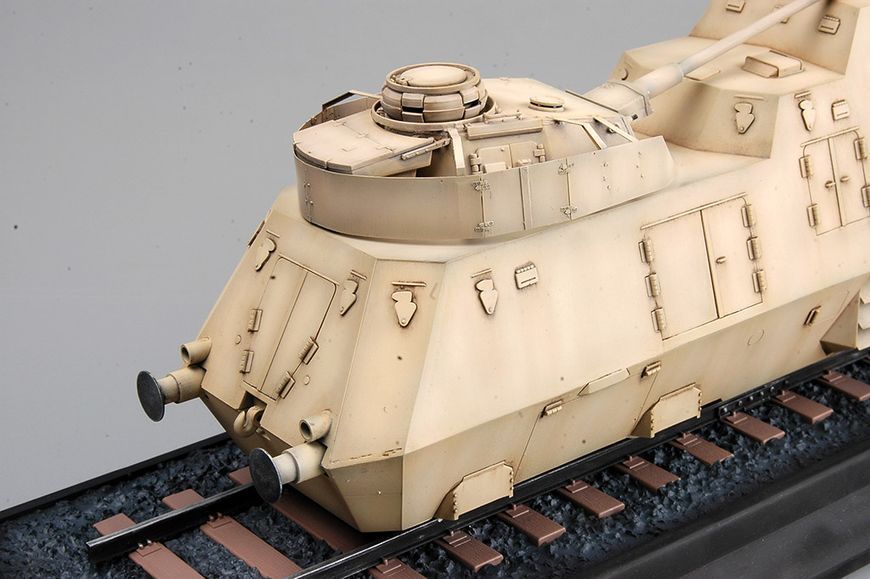Німецький протитанковий вагон 1/35 Panzerj&auml;ger-Triebwagen 51 Trumpeter 01516 , збірна модель вагон Трумпетер TR01516 фото