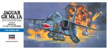 Збірна модель 1/72 британсько-французький штурмовик Jaguar GR.Mk. 1/A Hasegawa 00432 HS00432 фото