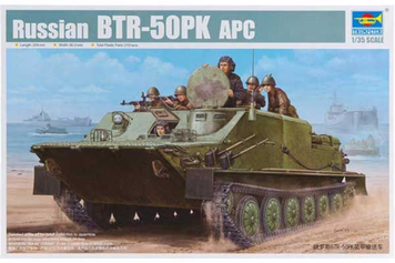 Совесткий бронетранспортер 1/35 БТР-50ПК Trumpeter 01582 , сборная модель бтр Трумпетер TR01582 фото
