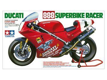 Італійський мотоцикл 1/12 Ducati 888 Superbike Racer Tamiya 14063 , збірна модель байк Дукаті Тамія TAM14063 фото