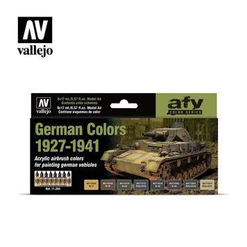 Набор акриловых красок для аэрографа Model Air Цвета Германии 1927-1941 (German Colors 1927-1941) 8 шт VAL 71205 VAL 71205 фото