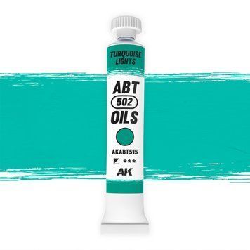 Олійна фарба Бірюзові Вогні (Turquoise Lights) AK-Interactive AKABT515 AKABT515 фото