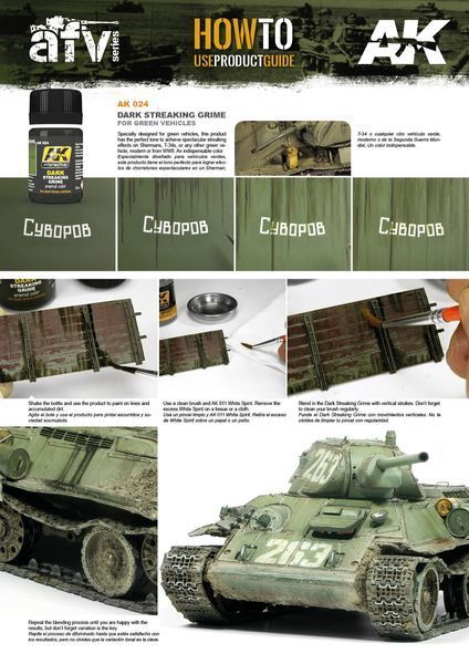 Рідина для імітації "Патьоки темного бруду" AK-interactive AK024 AK024 фото
