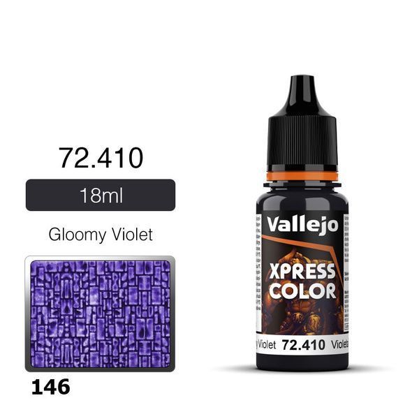Акриловая краска Пасмурный Фиолетовый (Gloomy Violet) Vallejo VAL 72410 VAL 72410 фото