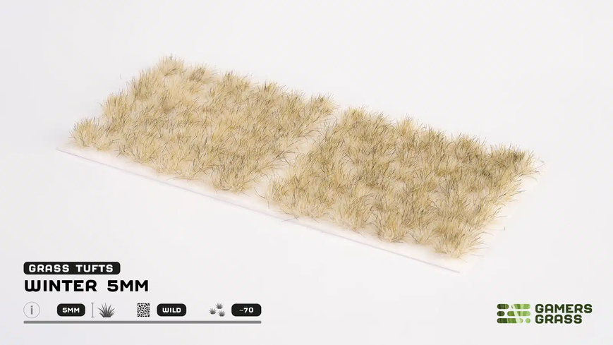 Пучки травы - Зима (дикие) 5 мм GamersGrass Grass Tufts Winter Wild GG5-W GG5-W фото
