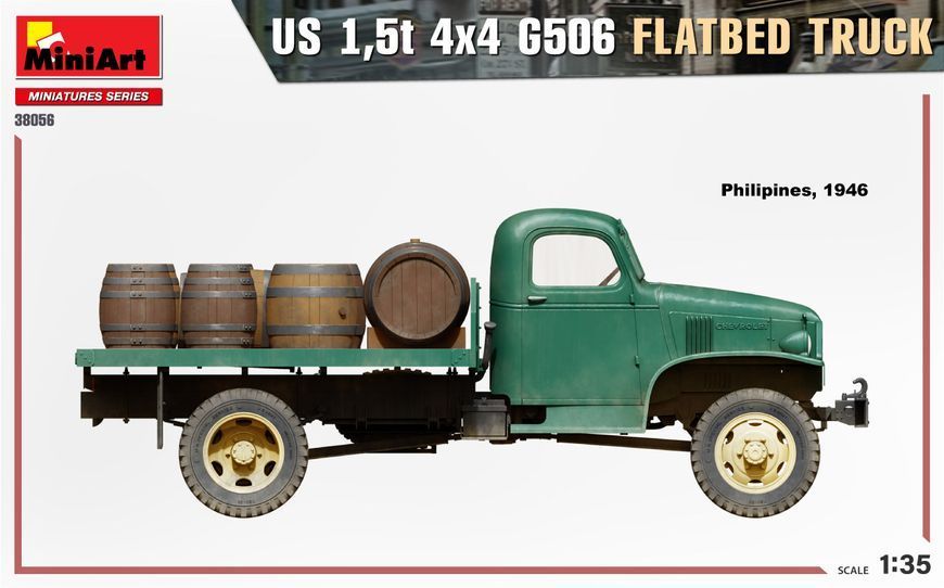 Американский грузовик 1/35 Chevrolet G506 MiniArt 38056 , сборная модель грузовик Шеви Миниарт MA38056 фото