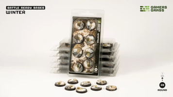 Кругла основа - Зима (28 мм / 8 шт) GamersGrass Bases By Shape Winter Bases, (Round) GGB-WR28 GGB-WR28 фото