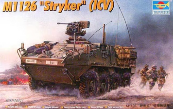 Сборная модель 1/35 американский бронетранспортер М1126 Страйкер (&ldquo;Stryker&rdquo; Light Armored Vehicle ICV) Trumpeter 00375 TR00375 фото