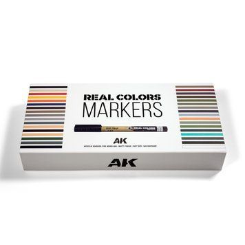 Набір маркерів Real Colors - Повний асортимент (34 шт) AK-interactive RCM150 RCM150 фото