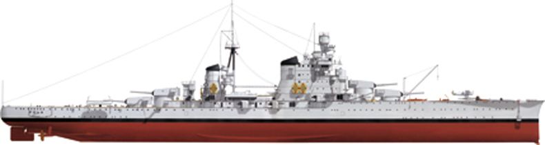 Збірна модель 1/350 італійський крейсер Italian Heavy Cruiser Pola (1941) HobbyBoss 86502 HB86502 фото