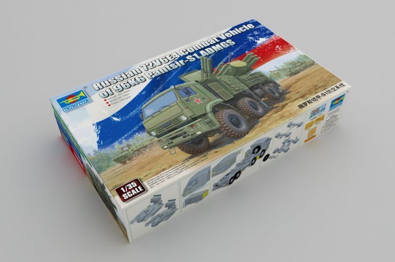 Современный зенитный ракетно-пушечный комплекс 1/35 96К6 &laquo;Панцирь-С1&raquo; (SA-22 Greyhound) Trumpeter 01060 TR01060 фото
