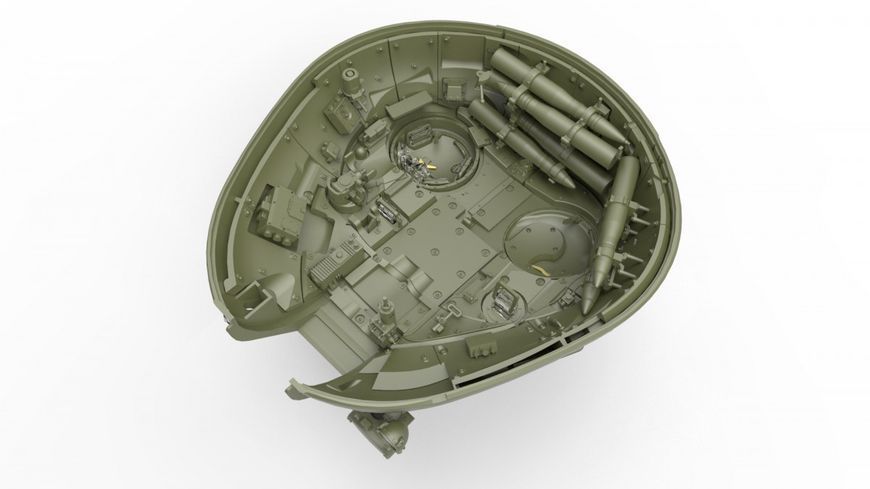 Радянський основний бойовий танк 1/35 Т-55А 1965 (T-55A Interior Kit) MiniArt 37016 , збірна модель Мініарт MA37016 фото