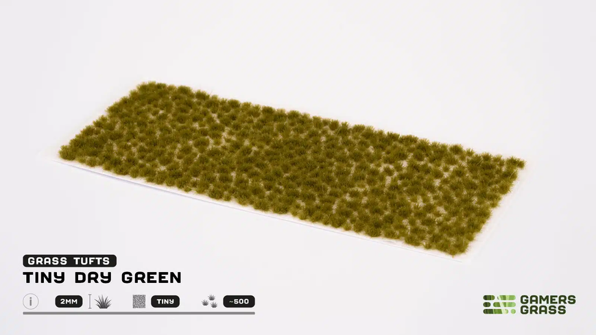 Пучки травы - Сухие зеленые (мелкие) 2 мм GamersGrass Tiny Tiny Dry Green GGTT-DG GGTT-DG фото