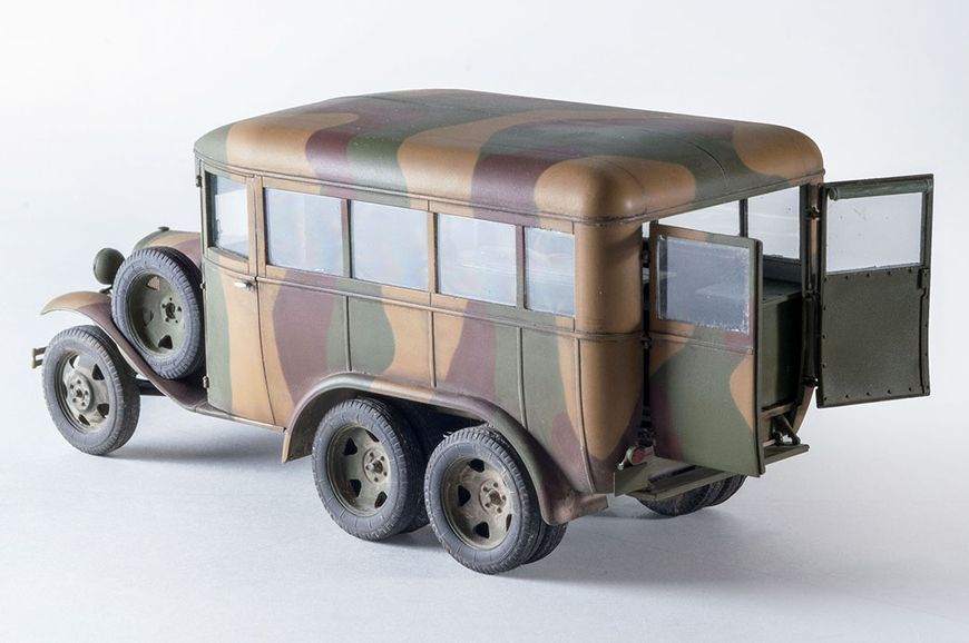 Советский военный автобус 1/35 ГАЗ-05-193 MiniArt 35156 , сборная модель Миниарт MA35156 фото