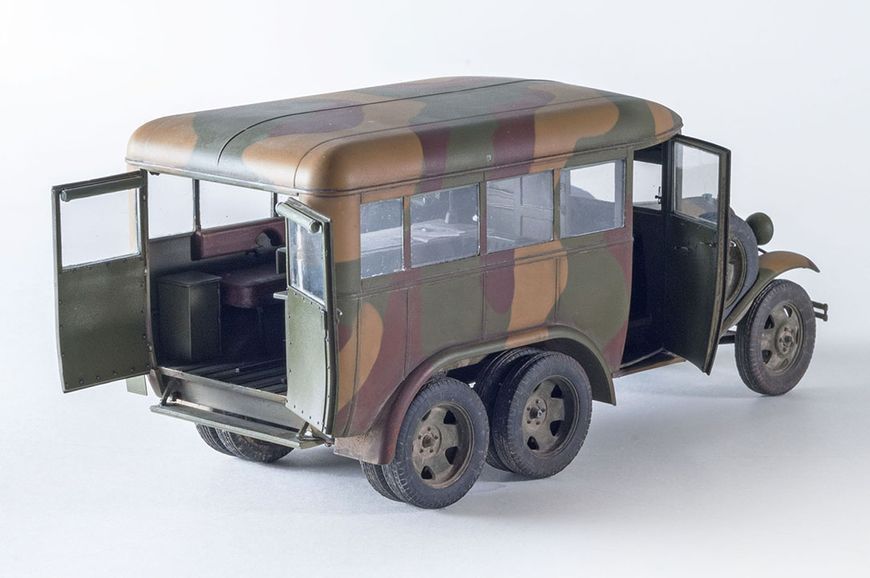 Советский военный автобус 1/35 ГАЗ-05-193 MiniArt 35156 , сборная модель Миниарт MA35156 фото