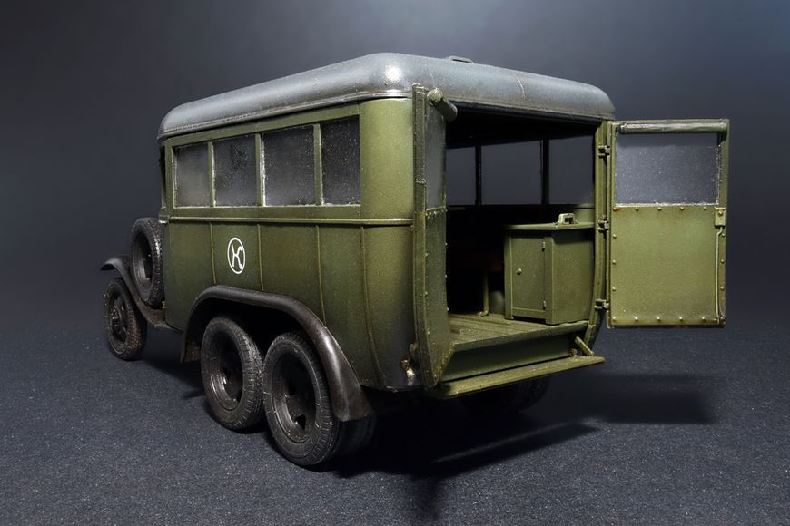 Советский военный автобус 1/35 ГАЗ-05-193 MiniArt 35156 , сборная модель Миниарт MA35156 фото