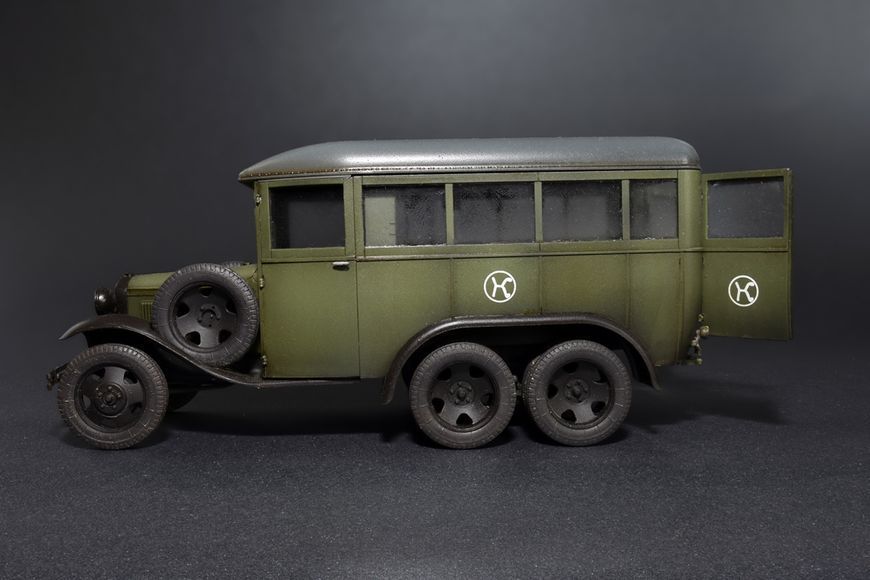 Советский военный автобус 1/35 ГАЗ-05-193 MiniArt 35156 , сборная модель Миниарт MA35156 фото