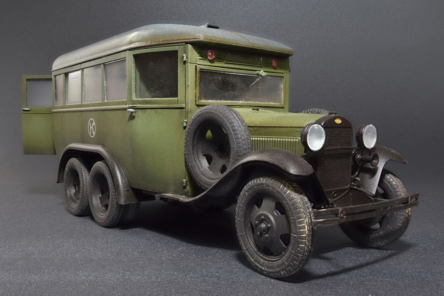 Советский военный автобус 1/35 ГАЗ-05-193 MiniArt 35156 , сборная модель Миниарт MA35156 фото
