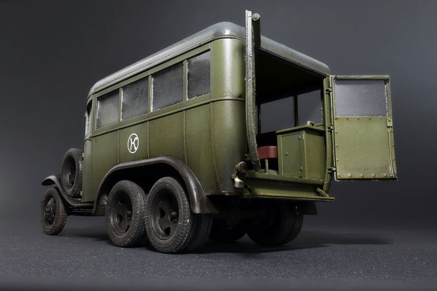 Советский военный автобус 1/35 ГАЗ-05-193 MiniArt 35156 , сборная модель Миниарт MA35156 фото