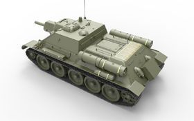 Советский истребитель танков 1/35 СУ-122 (Early) MiniArt 35181 , сборная модель пт-сау Миниарт MA35181 фото
