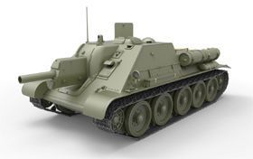 Советский истребитель танков 1/35 СУ-122 (Early) MiniArt 35181 , сборная модель пт-сау Миниарт MA35181 фото