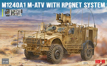 Американский бронеавтомобиль 1/35 M1240A1 M-ATV RPGNet System Rye Field Model 5145 , сборная модель мрап РФМ RM-5145 фото