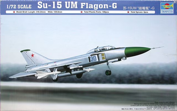 Советский истребитель 1/72 Су-15УМ (Flagon G) Trumpeter 01625 , сборная модель перехватчик Трумпетер TR01625 фото