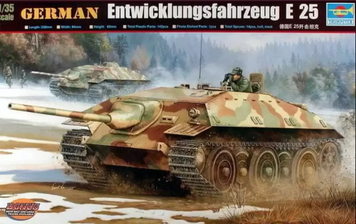 Сборная модель 1/35 немецкая противотанковая САУ E-25 (German Entwicklungsfahrzeug E 25) Trumpeter 00383 TR00383 фото