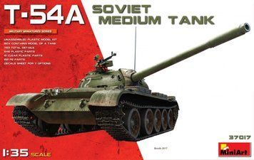 Радянський основний бойовий танк 1/35 Т-54А (T-54A Soviet Medium Tank) MiniArt 37017 , збірна модель Мініарт MA37017 фото