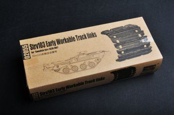 Шведские траки 1/35 для Strv103 Early Trumpeter 02055 , набор деталировки сау Стридсвагн Трумпетер TR02055 фото