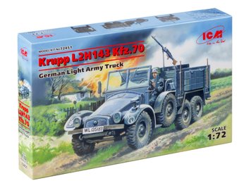 Збірна модель ICM 1/72 Krupp L2H143 Kfz.70, німецький легкий вантажний автомобіль (72451) ICM72451 фото