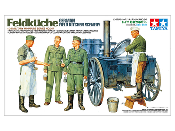 Немецкая полевая кухня 1/35 Feldk&uuml;che Tamiya 35247 , сборная модель кухня Фельдкуше Тамия TAM35247 фото