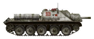 Советский истребитель танков 1/35 СУ-122 (Early) MiniArt 35181 , сборная модель пт-сау Миниарт MA35181 фото