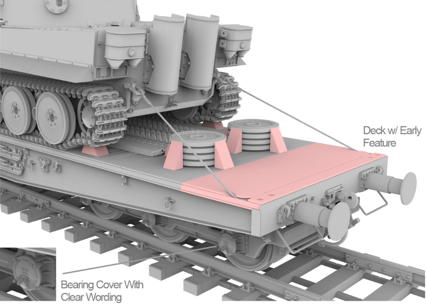 Немецкая платформа 1/35 80T Type Ssyms & Loading Ramp T-Model TB001TML-TB001 , сборная модель платформа ССимс TML-TB001 фото