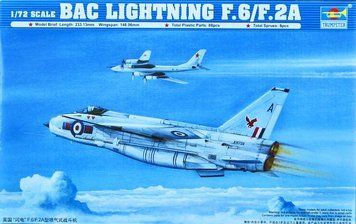 Британский истребитель 1/72 English Electric Lightning F.2A/F.6 Trumpeter 01654 , сборная модель Трумпетер TR01654 фото