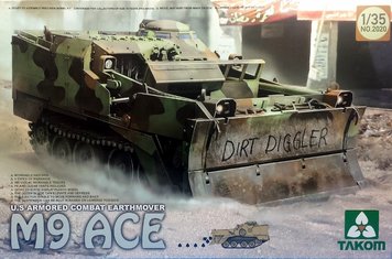 Сборная модель Бульдозер 1/35 U.S Armored Combat Earthmover M9 ACE Таком 2020 2020 фото